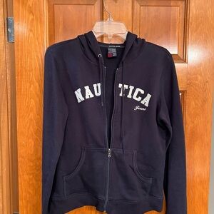 Nautica full zip hooded sweatshirt